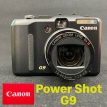 送料込★ CANON デジタルカメラ PowerShot G9 ブラック / 中古品 ・動作確認済_画像1