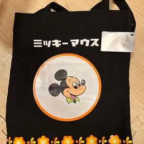 ディズニーストア トートバッグ 新品未使用 レトロ喫茶