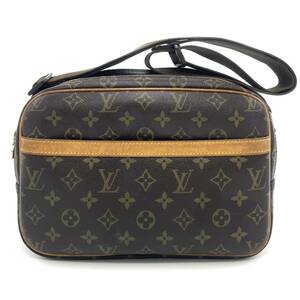 ルイヴィトン LOUIS VUITTON バッグ ショルダーバッグ リポーターPM M45254 SP0140 モノグラム PVC レザー ブラウン