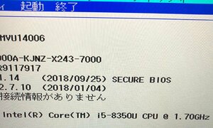 富士通U938/Sノートパソコン用マザーボート/i5-8350U/