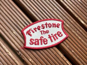 【70's Firestone ワッペン】ビンテージ ホットロッド ファイアーストーン