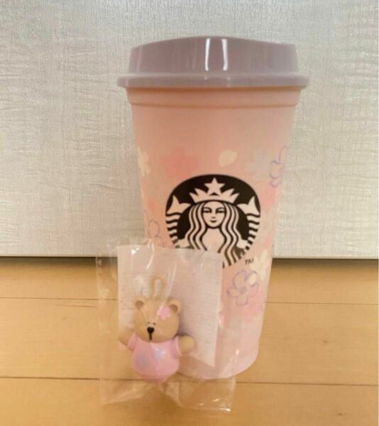 スターバックス　さくら　リユーザブルカップ　ドリンクホールキャップベアリスタ⑩