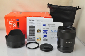 ★★極上品 Sony Zeiss Sonnar T* FE 55mm F/1.8 ZA Lens w/Box♪♪#5733