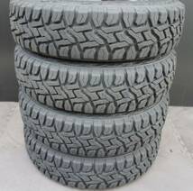 兵庫発オープンカントリー165/80R14ほぼ新品 OPEN COUNTRY R/T 14×4.5J 100-4H4穴つや消しブラック アゲバン アゲトラ リフトアップ_画像9