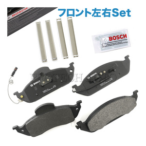 BOSCH製 ベンツ Mクラス W163 QuietCast フロント プレミアムディスクブレーキパッド センサー付 1634201220 1634200320 1634200020