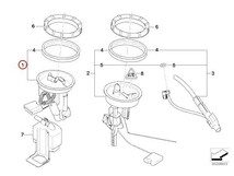 純正OEM BMW E46 コンパクト 316ti 318ti 燃料ポンプ/フューエルポンプ 16146766942 16146752499_画像2