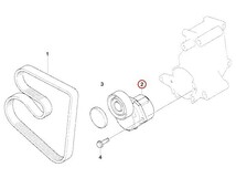 BMW Z3/E36 1.8 1.9 ベルトテンショナーASSY 機械式 11281247647 11281432104_画像2