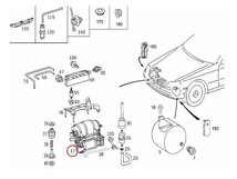 WABCO製 ベンツ W219 エアサスコンプレッサー/エアサスポンプ 2203200104 2113200304 CLS350 CLS500 CLS550 CLS55AMG CLS63AMG_画像2