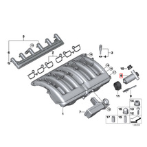 BMW X3/E83 X5/E53 2.5i 3.0i アイドルバルブ/アイドルエアバルブ/アイドルコントロールバルブ 13411738981 13411744713_画像3