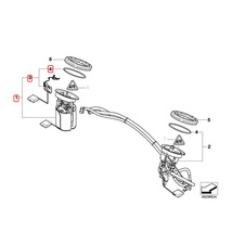 BMW 3シリーズ E90 E91 E92 320i 燃料ポンプ/フューエルポンプ 16147197075_画像2