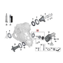 BMW X5/E53 E70 X6/E71 3.0i 4.4i 4.8is 3.0si 4.8i xDrive30i 35i 48i 50i X5M X6M トランスファーケース リペアキット 27102413711_画像2