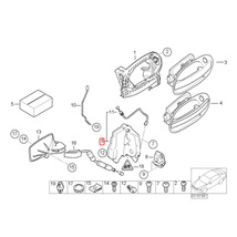 BMW E87 E88 E82 F20 116i 118d 118i 120i 130i 135i M135i M140i フロント ドアロックアクチュエーター 右側 右ハンドル用 51217202144_画像2