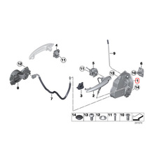 BMW MINI ミニ R60 R61 ジョンクーパーワークス JCW フロント ドアロックアクチュエーター 右側 右ハンドル用 51217229462_画像2