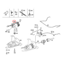 ベンツ W639 V350 3.2 エアサスコンプレッサー/エアサスポンプ 6393200404 6393200204_画像2