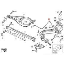 純正OEM ATE製 BMW 3シリーズ E46 330i 330Ci リア ABSセンサー/スピードセンサー/パルスセンサー 34526752702_画像2