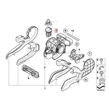 純正OEM MAHLE-BEHR製 BMW X5/E70 xDrive30i 35d 35i 48i 50i 3.0si 4.8i X5M リアエアコン用 ブロアレジスター 64116949645_画像2