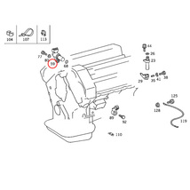 BREMI製 ベンツ W202 W203 W204 C180 C200 C230 C240 C280 C320 C32AMG C43AMG カムシャフトセンサー 0031538328 0041530728 0041536928_画像3