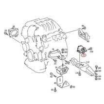 febi製 ベンツ R129 R230 SL320SL500SL600SL350 SL55AMG ATマウント 2202400418 2202400118 1402401218 1402401718 2122400418_画像3