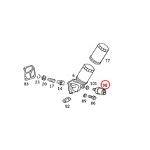 febi ベンツW124 220E230E260E280E 300D 300E 320E 400E E220 E280 E300 E320 E400 E500 220/230/300/320TE オイル圧力センサー 0065429417_画像2