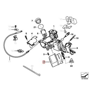 febi bilstein製 BMW Z4/E85 E86 イグニッションスイッチ 61326901961 61328363706 2.2i 2.5i 3.0i 3.0si Mロードスター Mクーペの画像2