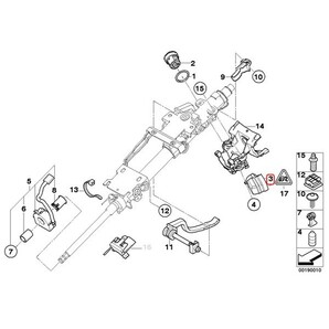 febi bilstein製 BMW E46 イグニッションスイッチ 61326901961 318i320i323i325i328i330i330xi318Ci328Ci330Ci316ti318ti M3 M3CSLの画像4