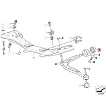 febi bilstein製 BMW 3シリーズ E36 M3C フロント ロアアームブッシュ 左右セット 31129069035_画像2