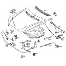 純正 ベンツ Vクラス ビアノ W639 Rクラス W251 ボンネットエンブレム 2078170316 1298880116 6388170116 V350 3.2 R350 R500 R550_画像2