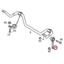 LEMFORDER ベンツ W220 S55AMG S600 フロント スタビライザーリンク/スタビリンクロッド 右側 2203201589_画像2