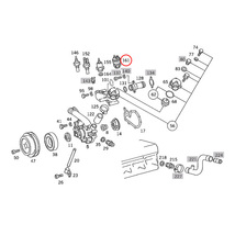 純正OEM MAHLE-BEHR製 ベンツ W201 190E 2.3 2.5-16 エンジンクーリングファンスイッチ/水温センサー 0065459124_画像3