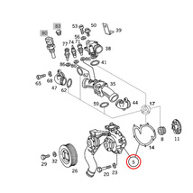 MEYLE製 ベンツ C140 CL600 ウォーターポンプ M120 エンジン用 1202000701 1202001101_画像2