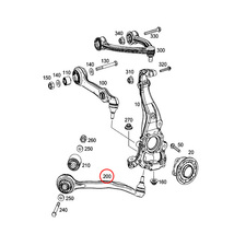 MEYLE製 ベンツ W222 S550 S550e S560 S560e フロント ストラットアーム/ラジアスアーム/テンションロッド 左側 2223302301_画像2