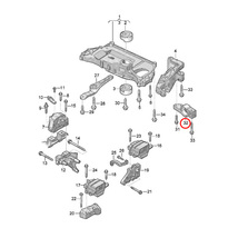 マイレ製 アウディ A3 S3 8P フロント ロアアームブッシュ 右側 HD(強化版) 1K0199232G 1K0199232J 1K0199232K_画像2