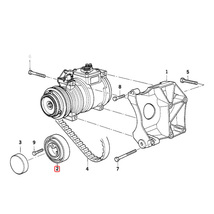 MEYLE製 BMW E36 318i 318is M3B M3C 318ti アイドラプーリー/アイドルプーリー/ガイドプーリー エアコンベルト用 11282245087_画像2