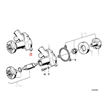 SIL製 BMW E30 320i 325i 325iX ウォーターポンプ M20 エンジン用 11519070758 11519070759 11511719836 11511720609_画像2