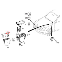 [優良品]ベンツ R230 R129 R172 SL320 SL350 SL500 SL550 SL55 SL600 SL63 SLK200 SLK350 SLK55 SLC180 エアサスポンプリレー 0025422319_画像4