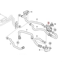 BMW 7シリーズ E65 E66 ヒーターバルブ/ウォーターバルブ 64116906652 735i 740i 745i 750i 745Li 750Li 760Li_画像2