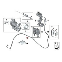 全国送料200円 BMW F30 F80 F31 F34 リア ブレーキパッドセンサー 1本 34356792292 320d 320i 328i 330e 330i 335i 340i ActiveHybrid3 M3_画像2