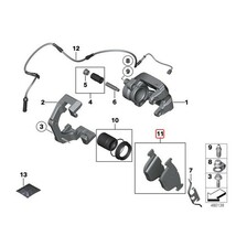 OP Parts製 BMW X5/E70 F15 X6/E71 F16 3.0si xDrive30i 35d 35i 40e リア ブレーキパッド 左右 34216763043 34216763044 34216776937_画像2