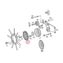 URO製 ベンツ W201 190E_2.6 ファンクラッチ/ファンカップリング/ファンドライブ 1032000422 1032000322_画像2