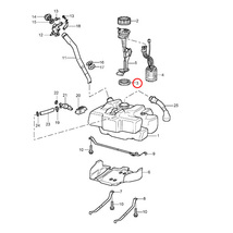 全国送料200円 URO製 Porsche ポルシェ ボクスター 986型 平成9～16年式 シールリング/ガスケット 燃料ポンプ用 99620185300 321919133_画像2