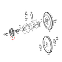 URO製 ベンツ W203 W204 C230 C250 C280 C300 クランクプーリー/バイブレーションダンパー M272 エンジン用 2720300903 2720300003_画像2