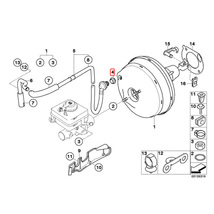 送料200円 URO製 BMW X6/E71 F16 F86 Z3/E36 xDrive35i xDrive50i X6M Mクーペ Mロードスター ブレーキブースターガスケット 34331158929_画像2