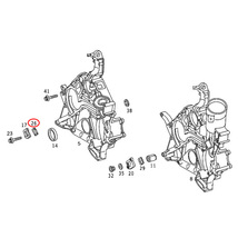 送料200円 VICTOR REINZ ベンツ R129 R170 W215 C208 A208 C209 SL320 SL500 SLK320 CL500 CLK240 タイミングケース ガスケット 1121840161_画像2