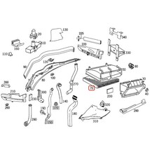 MANN製 ベンツ C209 A209 CLK320 CLK350 CLK55AMG CLK63AMG 外気用 エアコンフィルター/ACフィルター 左ハンドル用 2038300918_画像2