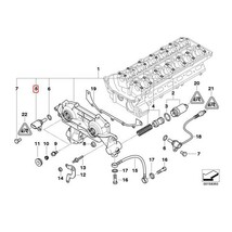 BMW E87 1シリーズ カムシャフトポジションセンサー/カムセンサー 12147518628 12141438082 116i 118i 120i_画像2