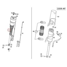 [1年保証付]ベンツ CLクラス W216 CL550 CL600 CL63AMG リア/リヤ エアサスペンション/ショックアブソーバー 左側 2213205513_画像2