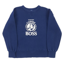 サントリー コーヒー BOSS フロッキープリント 両V スウェット M_画像1