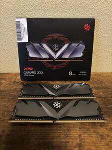 GAMMIX D30 DDR4 2666MHz 16GB PC4-21300 8GB×2枚 メモリモジュール ADATA