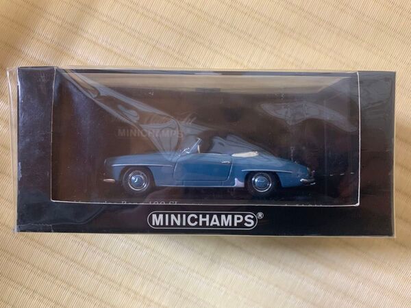 ミニチャンプス 1/43 メルセデス 190 SL 1955-62 ダークブルー