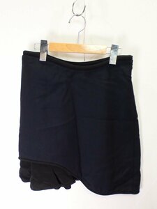 3.1フィリップリム　3.1 Phillip Lim 裾〇太ライン　ミニスカート【L's(０)/ネイビ/Sランク】